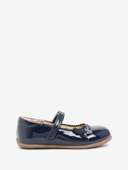 Navy Standard Fit (F) Butterfly Mary Jane Shoes - Image 1 of 5