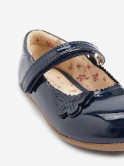 Navy Standard Fit (F) Butterfly Mary Jane Shoes - Image 4 of 5
