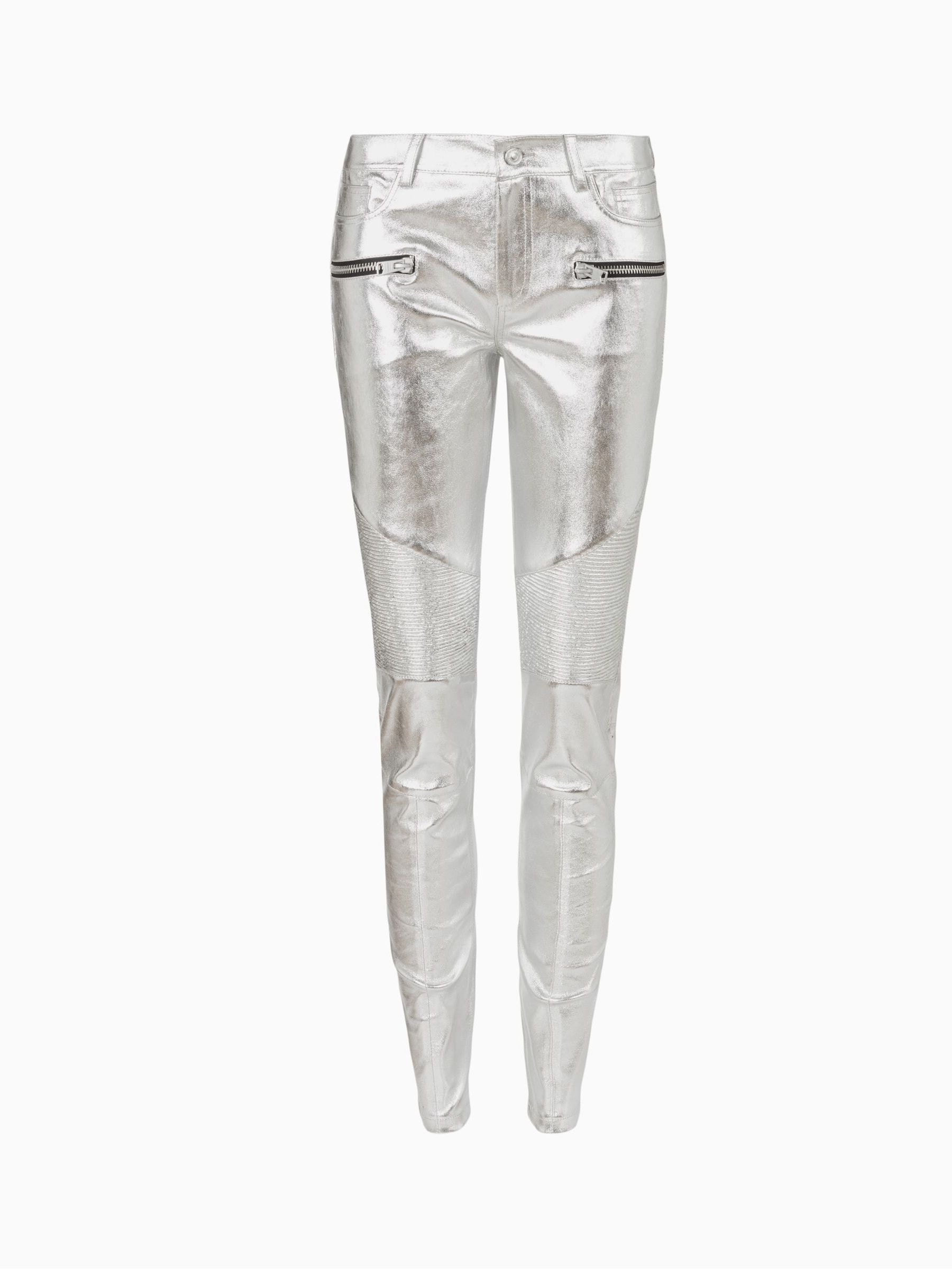 Buy AllSaints Silver Suri Biker Jeans from Next USA