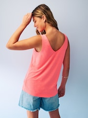 Black/White/Pink Sleeveless Slouch Vests 3 Pack - Image 4 of 5
