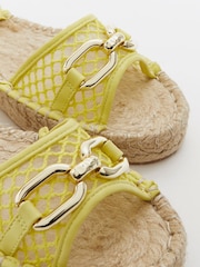 River Island Espadrilles mit Schnürung, Gelb - Bild 4 von 4