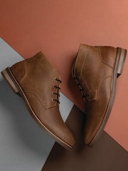 Loake Gilbert Oiled Nubuck Chukka Boots - Image 2 of 4