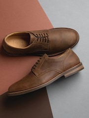 Loake Franklin Nubuck Plain Derby Shoes - Image 1 of 5