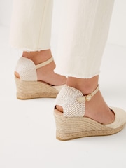 Gold Forever Comfort® Leather Closed Toe Low Wedges - Image 2 of 6