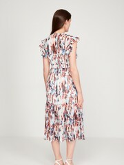 Sonder Studio Black Ruffle Midi Dress - Image 3 of 5