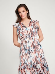 Sonder Studio Black Ruffle Midi Dress - Image 5 of 5