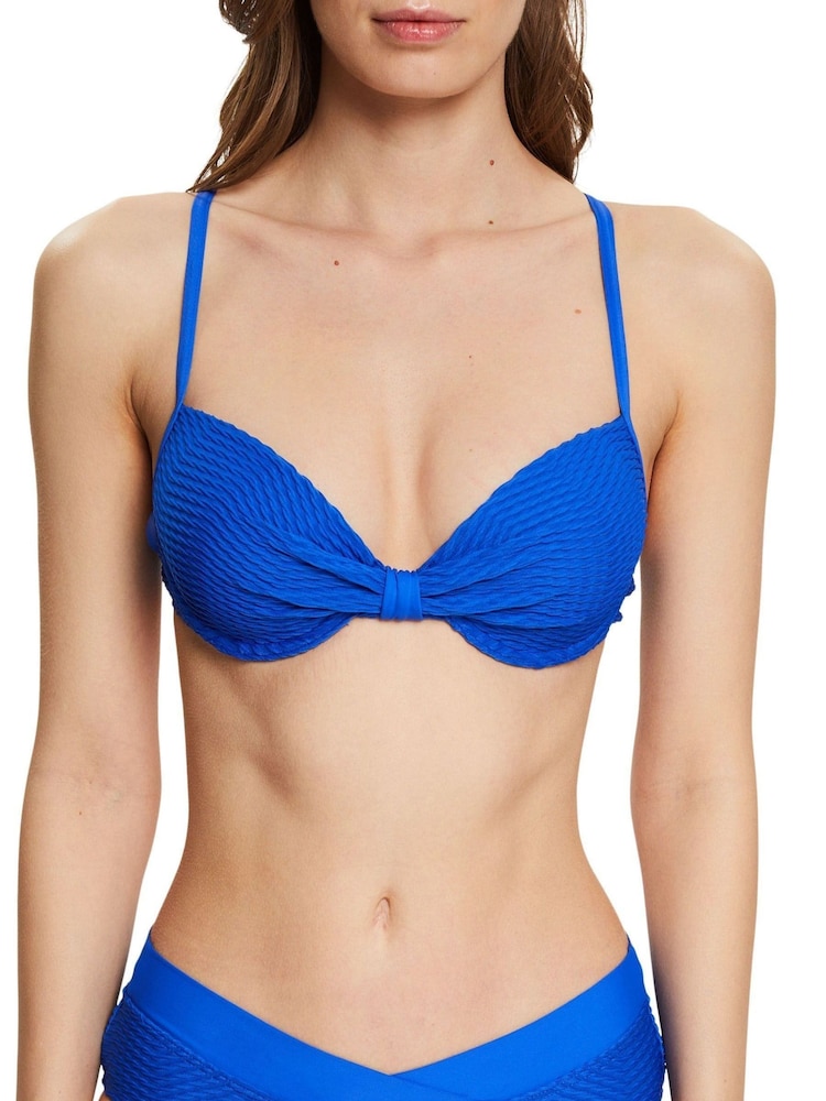 Esprit Blue Padded Bikini Bra - Image 2 of 7