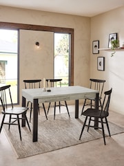 Grey Bronx Oak Effect Dining Table - Image 1 of 7