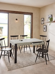 Grey Bronx Oak Effect Dining Table - Image 2 of 7