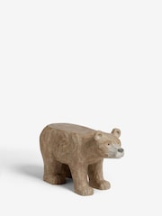 Natural Bear Resin Sofa Side Table - Image 2 of 6