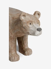 Natural Bear Resin Sofa Side Table - Image 4 of 6