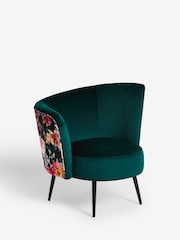 Clarke & Clarke Tahiti Fuchsia Pink Alonzo Accent Chair - Image 3 of 7