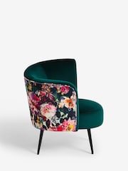 Clarke & Clarke Tahiti Fuchsia Pink Alonzo Accent Chair - Image 5 of 7