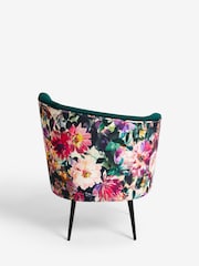 Clarke & Clarke Tahiti Fuchsia Pink Alonzo Accent Chair - Image 6 of 7