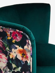 Clarke & Clarke Tahiti Fuchsia Pink Alonzo Accent Chair - Image 7 of 7