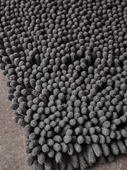 Charcoal Grey Super Plush Bath Bobble Mat - Image 2 of 5