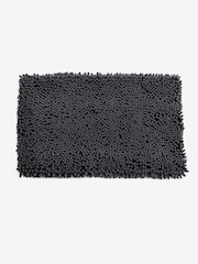 Charcoal Grey Super Plush Bath Bobble Mat - Image 3 of 5