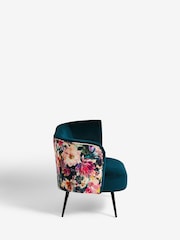 Clarke & Clarke Tahiti Fuchsia Pink Alonzo Small 2 Seater Sofa - Image 3 of 6