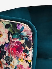 Clarke & Clarke Tahiti Fuchsia Pink Alonzo Small 2 Seater Sofa - Image 6 of 6