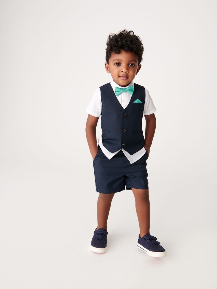 Marineblau/blau - Baker by Ted Baker – Hemd, Weste und Shorts im Set - Bild 1 von 12 Marineblau/blau - Baker by Ted Baker – Hemd, Weste und Shorts im Set - Bild 1 von 12