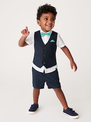 Baker by Ted Baker Shirt Waistcoat and Shorts Set - Image 2 of 12