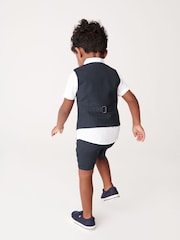Baker by Ted Baker Shirt Waistcoat and Shorts Set - Image 3 of 12