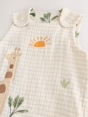 Muslin Applique Jungle 1 Tog Baby Sleep Bag - Image 3 of 5