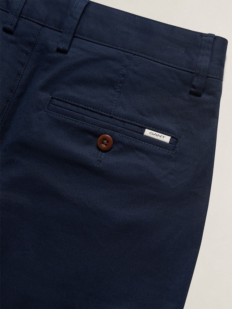 GANT Blue Gant Chino Trousers - Image 2 of 2
