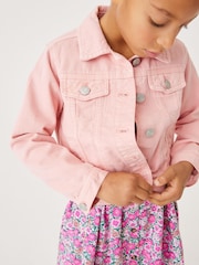 Pink Denim Western Jacket (3-16yrs) - Image 4 of 7