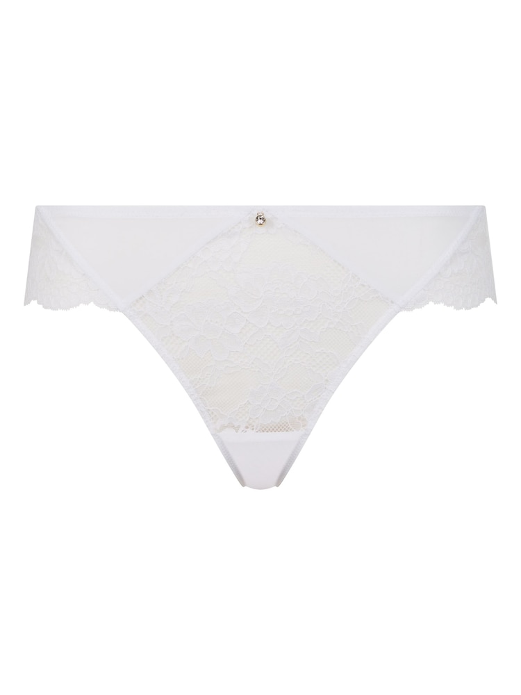 Ann Summers White Sexy Lace Planet Brazilian Brief - Image 7 of 7