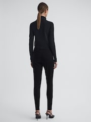 Reiss Black Lux Mid Rise Skinny Jeans - Image 5 of 7