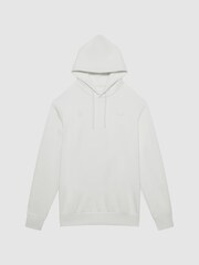 Reiss White Castore - Finlay Castore Bonded Jersey Hoodie - Image 2 of 5