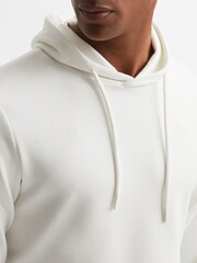 Reiss White Castore - Finlay Castore Bonded Jersey Hoodie - Image 4 of 5