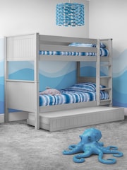 Julian Bowen Dove Grey Maine Bunk Bed Bed - Image 1 of 6