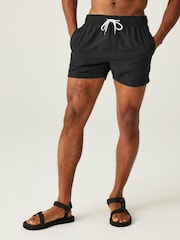 Regatta Black Mawson Swim Shorts - Image 1 of 5