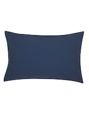 Laura Ashley Set of 2 Midnight Blue 200 Thread Count Pillowcases - Image 1 of 1