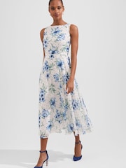 Hobbs White Petite Carly Dress - Image 1 of 4