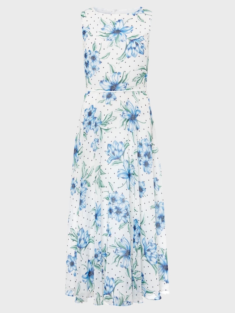 Hobbs White Petite Carly Dress - Image 4 of 4