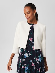 Hobbs Cream Elize Jacket - Image 1 of 4