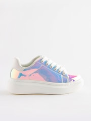 Mirror Metallic Chunky Sole Trainers - Image 2 of 5
