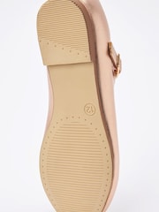 Rose Gold Metallic Square Toe Mary Jane Shoes - Image 5 of 5