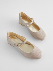 Silver/Gold Ombre Glitter Flared Heel Occasion Shoes - Image 3 of 5