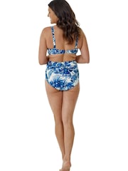 Seaspray Blue Capri Tropical High Waisted Bikini Briefs - Image 3 of 5