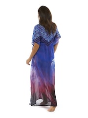 Seaspray Eleanor Florence Kaftan in Maxilänge, Pink - Bild 2 von 4