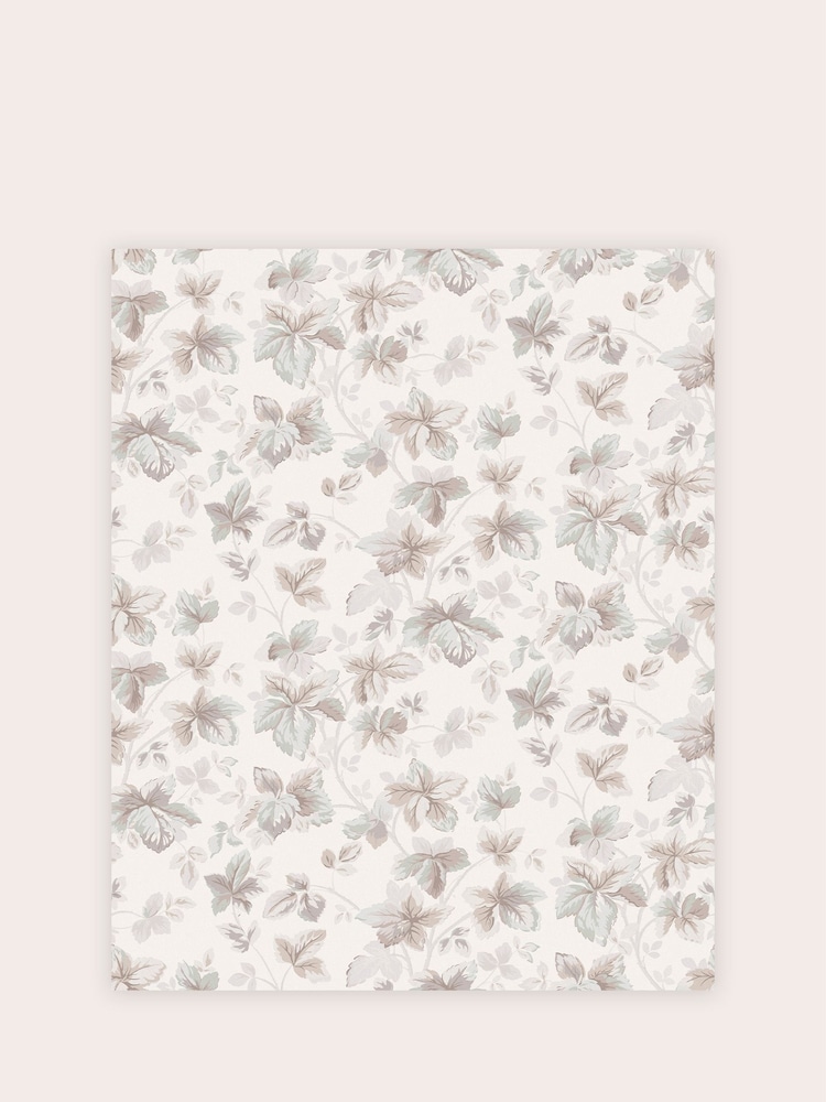 Laura Ashley Natural Autumn Leaves A4 Wallpaper Sample - Image 2 of 2