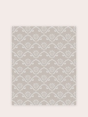Laura Ashley Dove Grey Coralie A4 Wallpaper Sample - Image 2 of 2
