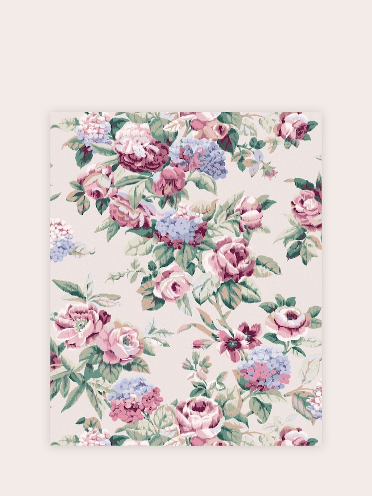Laura Ashley Brown Pembrey A4 Wallpaper Sample - Image 2 of 2