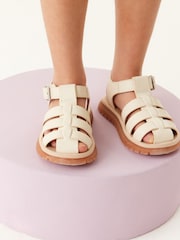 Bone White Fisherman Sandals - Image 1 of 7