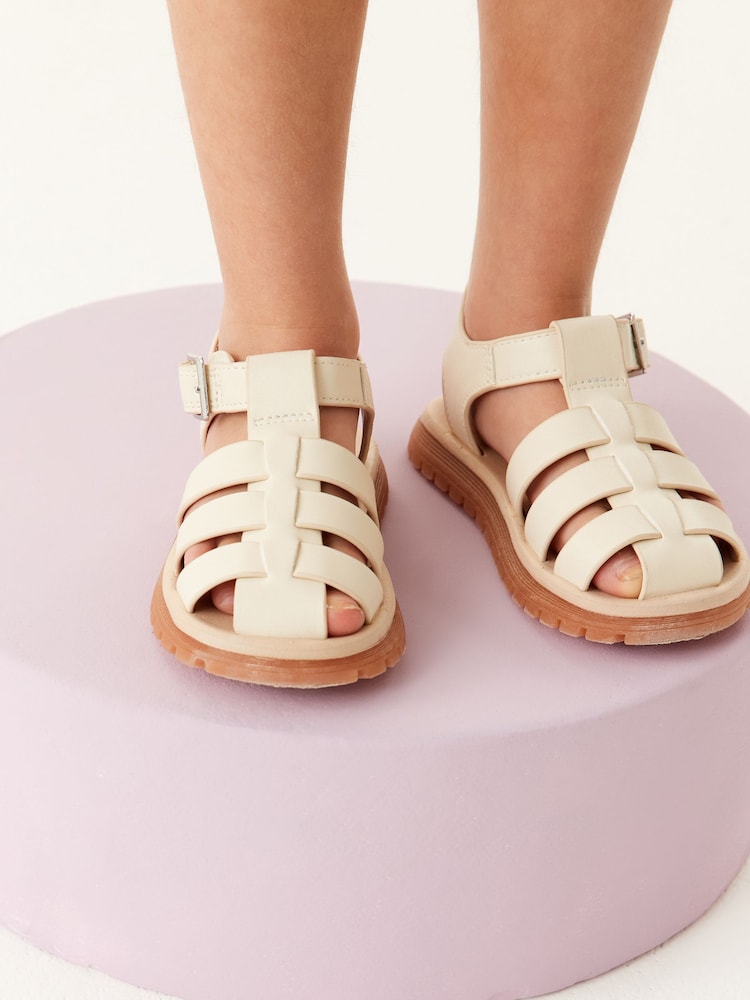 Bone White Fisherman Sandals - Image 1 of 7 Bone White Fisherman Sandals - Image 1 of 7