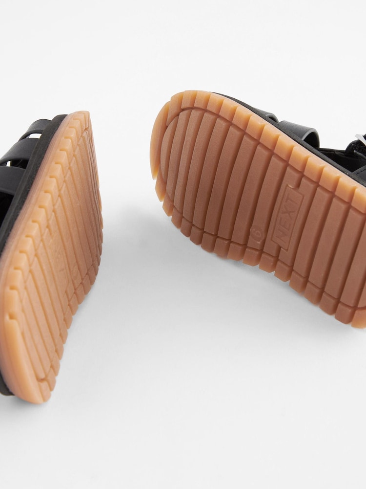 Black Fisherman Sandals - Image 9 of 9